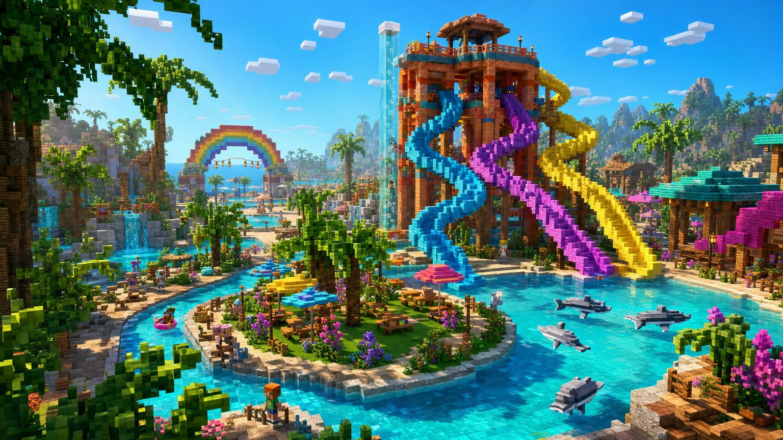 AI concept art for Splash Kingdom